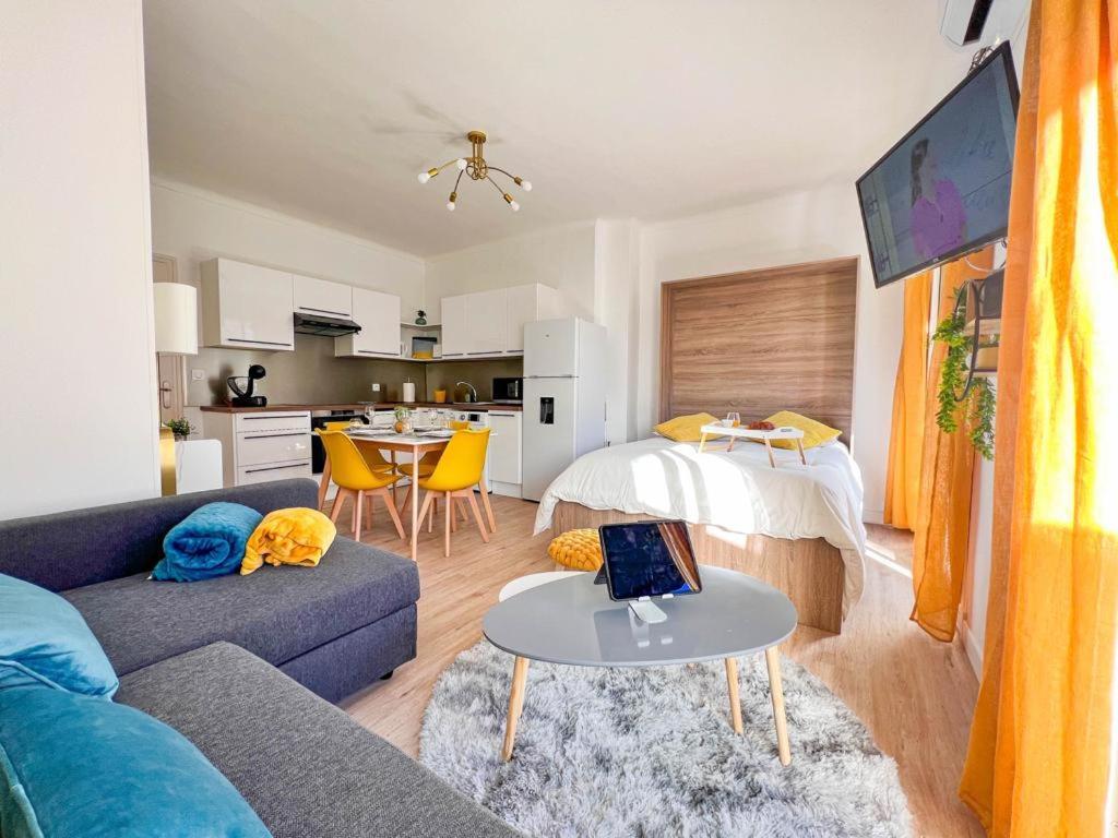 Appartement vue mer Parking privé Place Med Canet-en-Roussillon Esterno foto