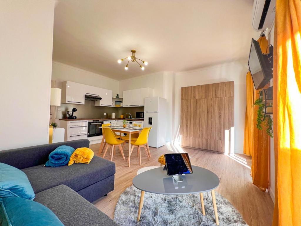 Appartement vue mer Parking privé Place Med Canet-en-Roussillon Esterno foto