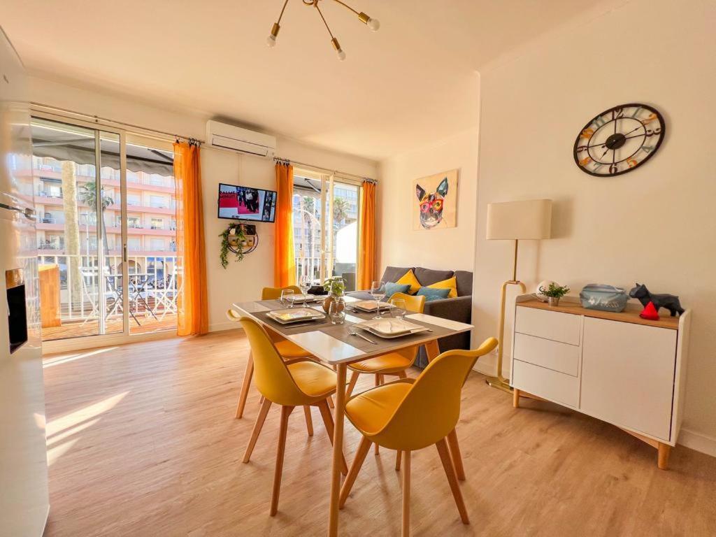 Appartement vue mer Parking privé Place Med Canet-en-Roussillon Esterno foto