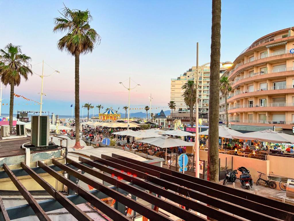 Appartement vue mer Parking privé Place Med Canet-en-Roussillon Esterno foto